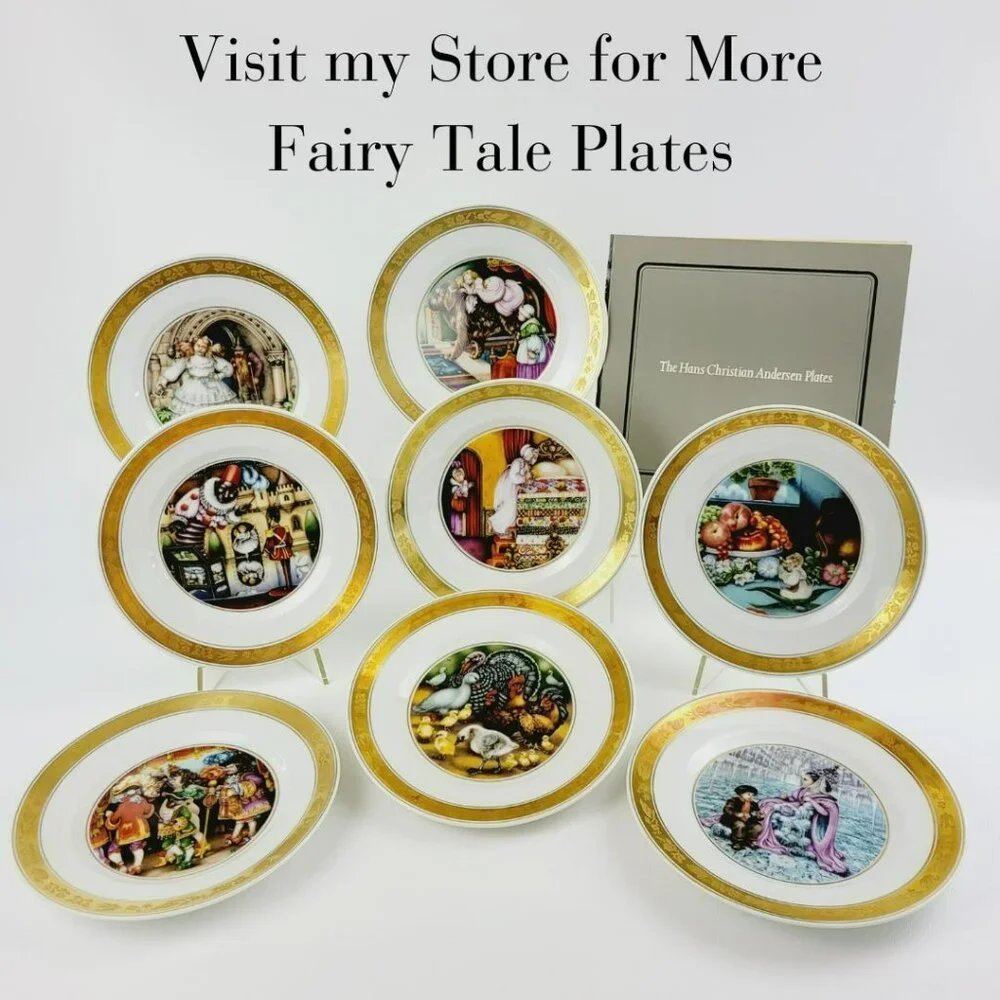 Royal Copenhagen The Ugly Duckling Hans Christian Andersen Fairy Tale Plate